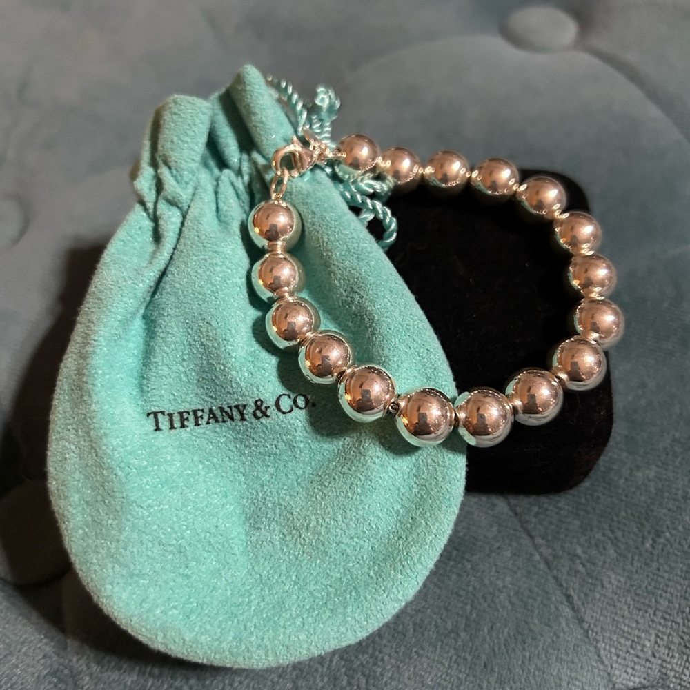 Tiffany Hardware Ball Bracelet in Silver, 10 mm